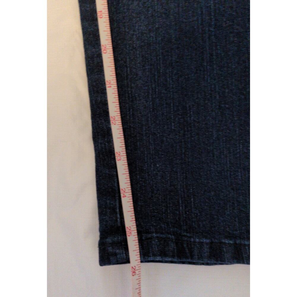 Ruby Rd Petite 14P Straight Leg Dark Wash PullOn Elastic Waist Back Pocket Jeans - Picture 5 of 10